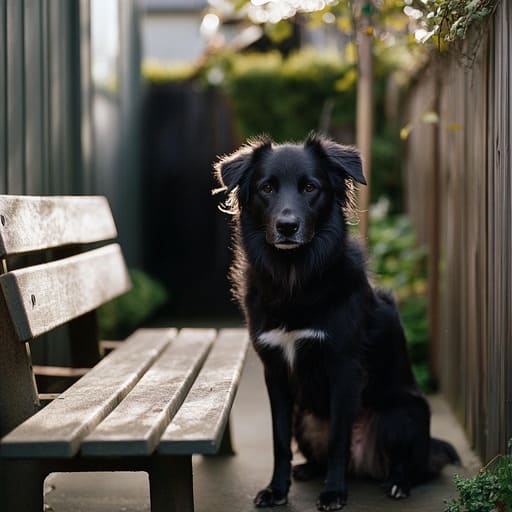 thomas_andratx_photography_of_a_dog_sitting_on_a_bench_in_a_p_6a6f9f59-cc4d-43ea-86ec-6f96791d69a1_0